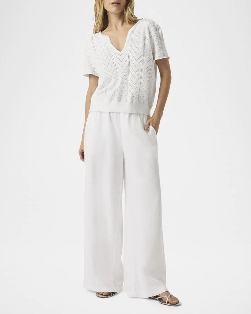 Splendid Sabrina Pointelle Sweater 2