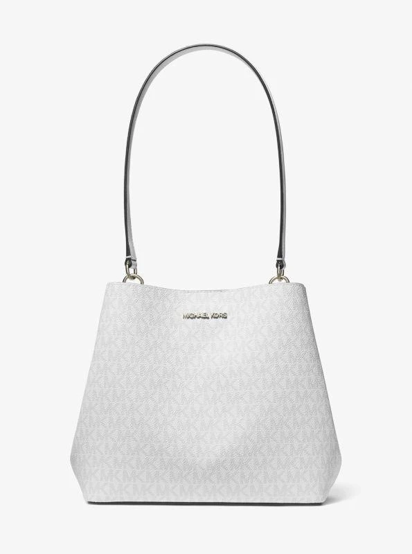 Michael Kors Pratt Medium Signature Logo Shoulder Bag 1
