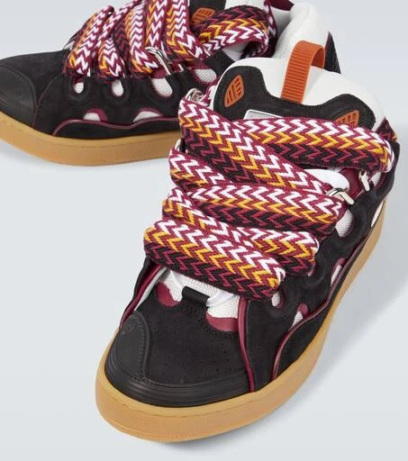 Lanvin Curb suede sneakers 3