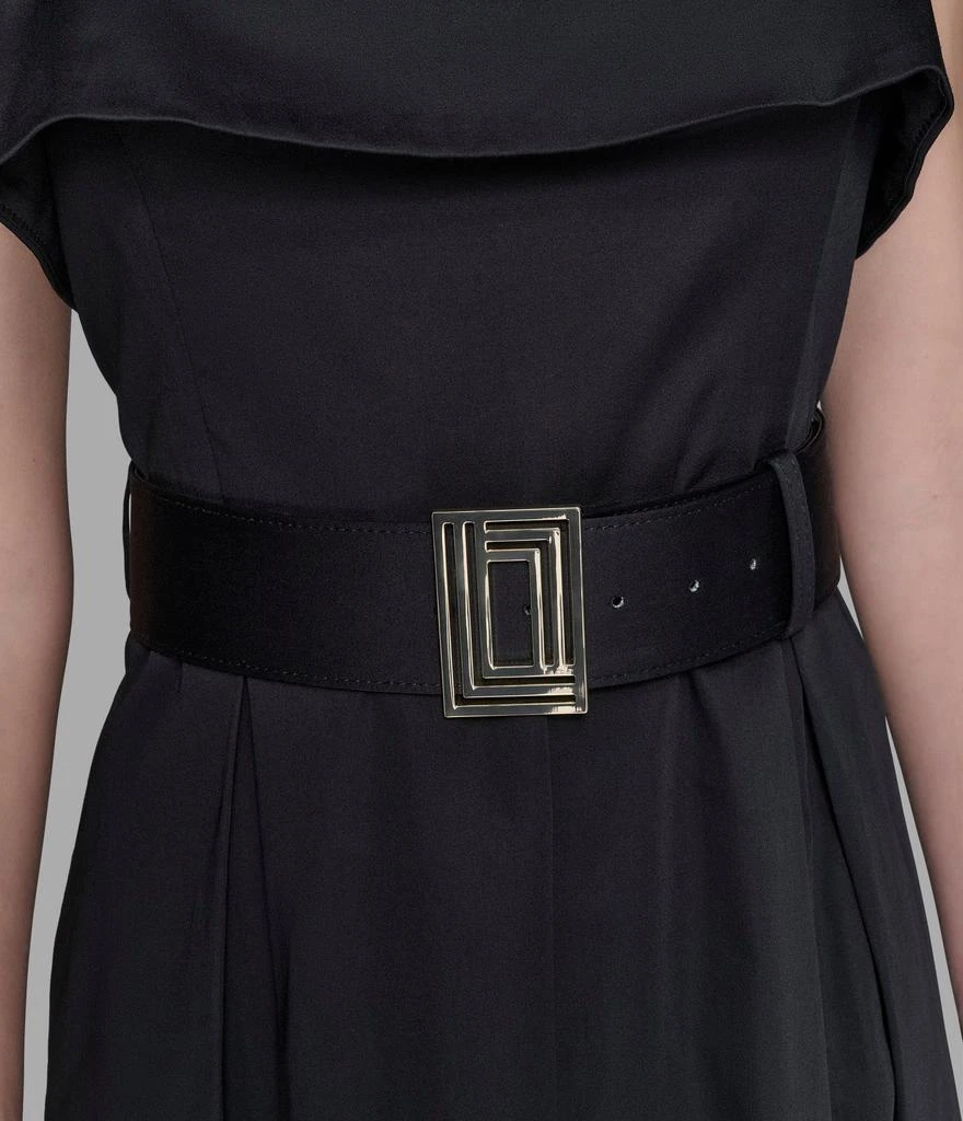 Karl Lagerfeld Paris BELTED MIDI DRESS 6