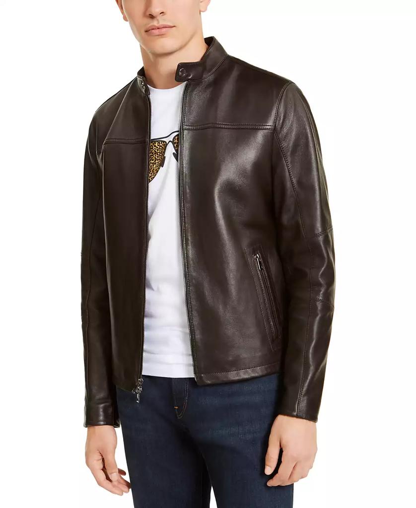 Michael kors men's racer jacket best sale