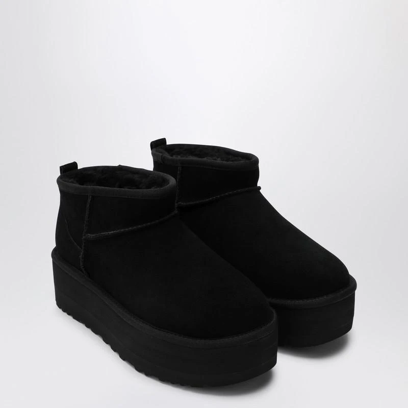UGG Classic Ultra Mini black boot with platform 2