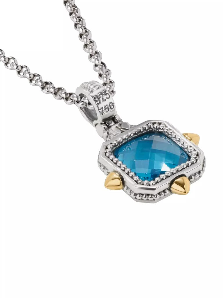 Konstantino Anthos S/G Blue Spinel Pendant 3