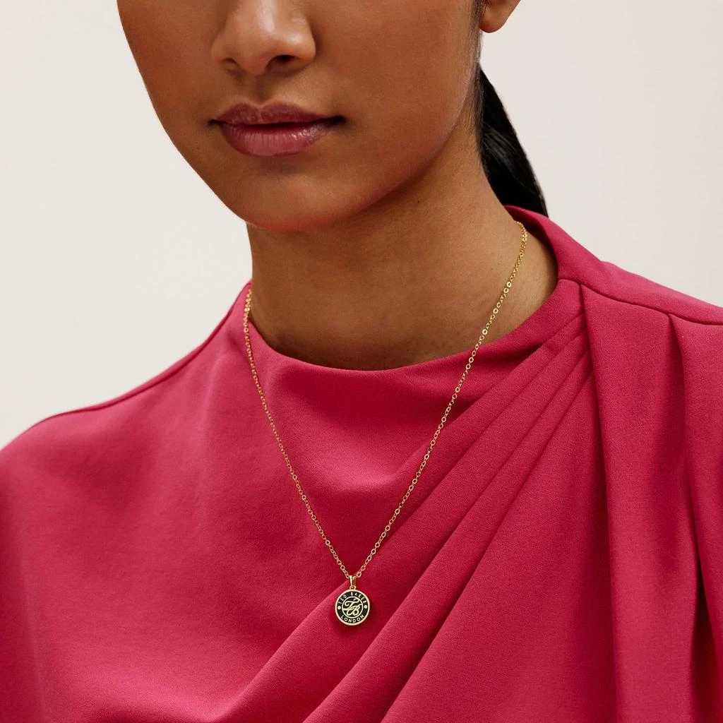 Ted Baker London Ted Baker Monella Monogram Gold-Plated Button Necklace 2