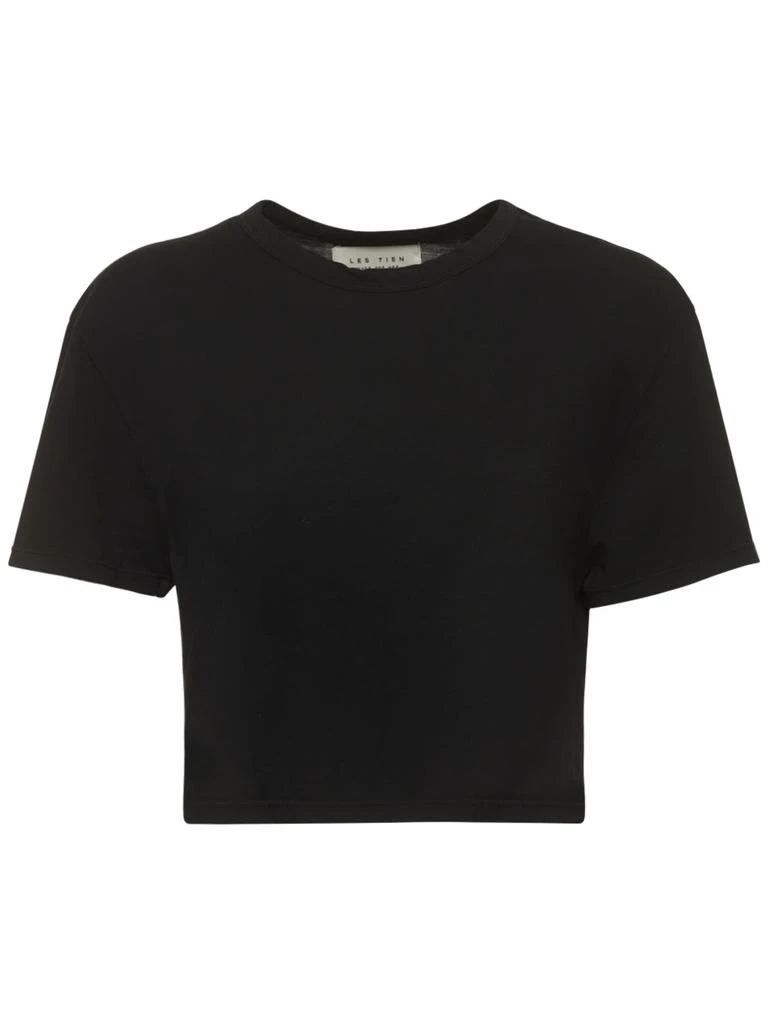 Les Tien Crop Cotton T-shirt 1