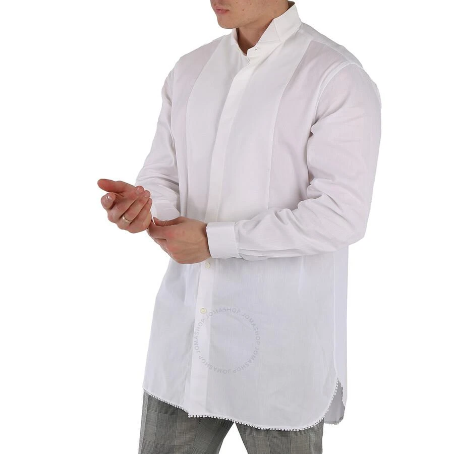 Burberry Men's Loxton Trim Fit Dress Shirt In White 3