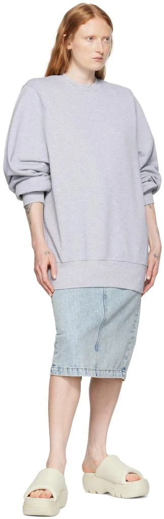 WARDROBE.NYC Gray French Terry Sweater 4