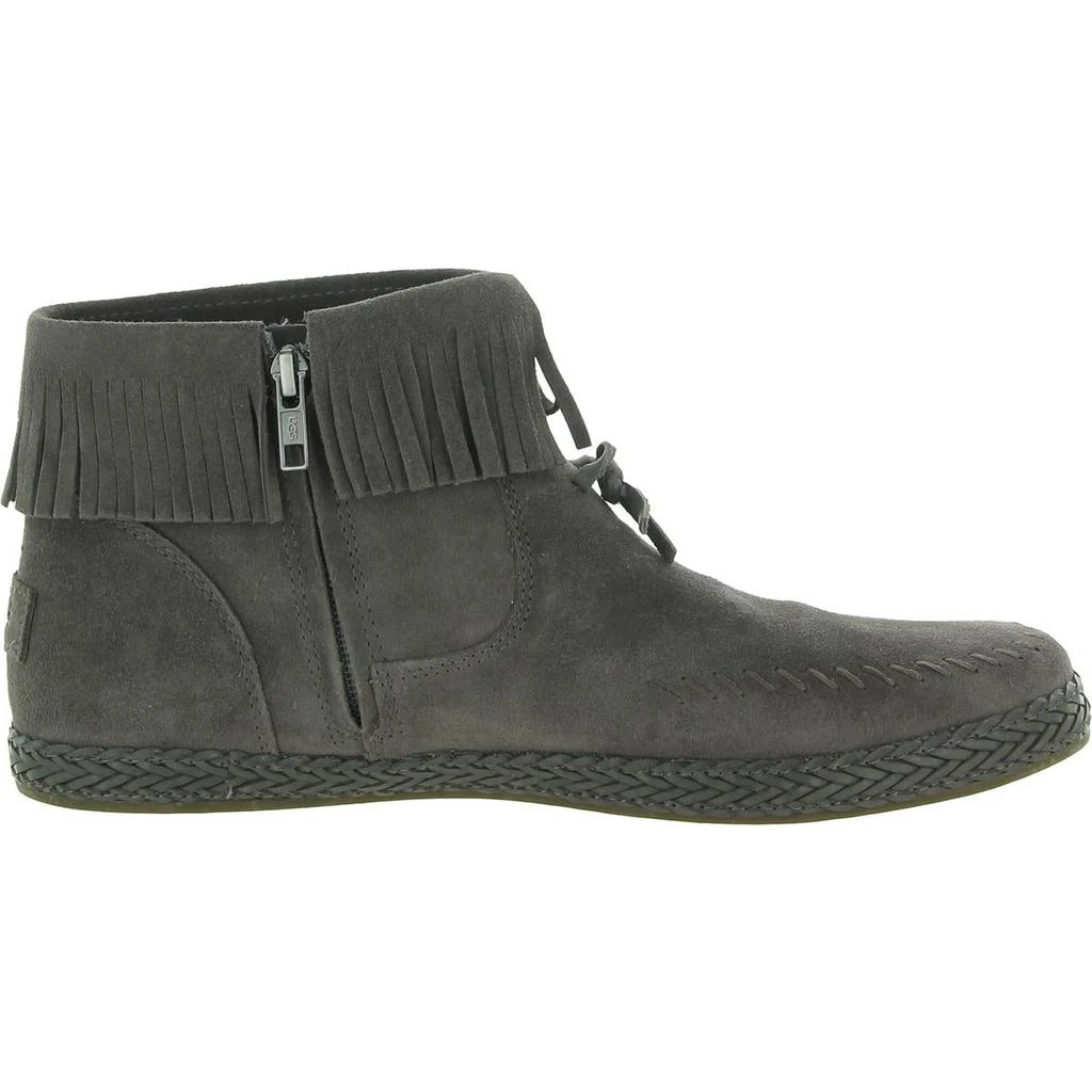 UGG Kennadi Womens Suede Fringe Booties 2