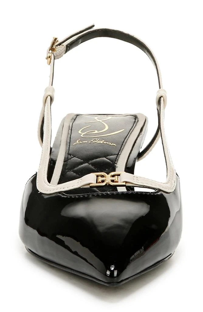 Sam Edelman Toni Slingback Pointed Toe Kitten Heel Pump 4