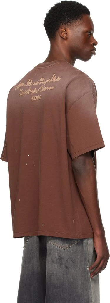 AMIRI Brown 
AMIRI Design Studio
 T-shirt 3