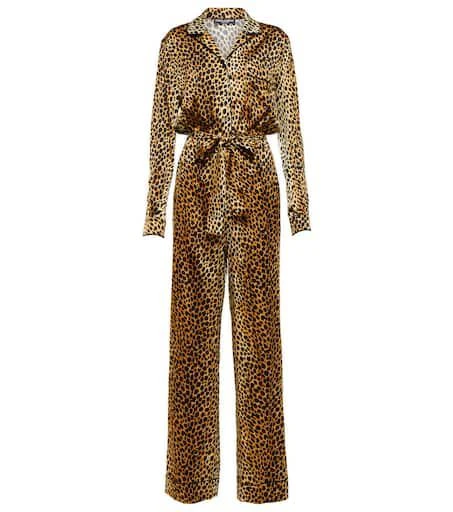 Dolce 
Gabbana Animal-print silk-blend jumpsuit 1