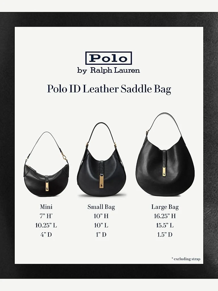 Ralph Lauren Mini Polo ID Leather Shoulder Bag 10