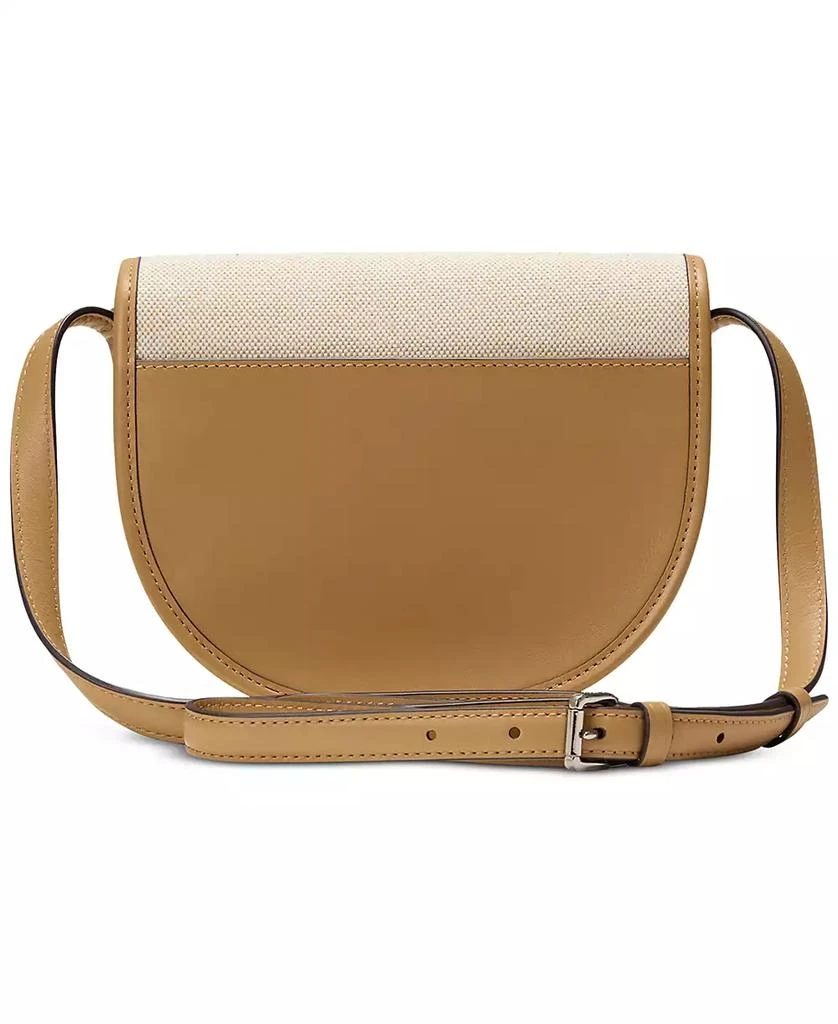 Ralph Lauren Witley Canvas and Leather Small Crossbody 4