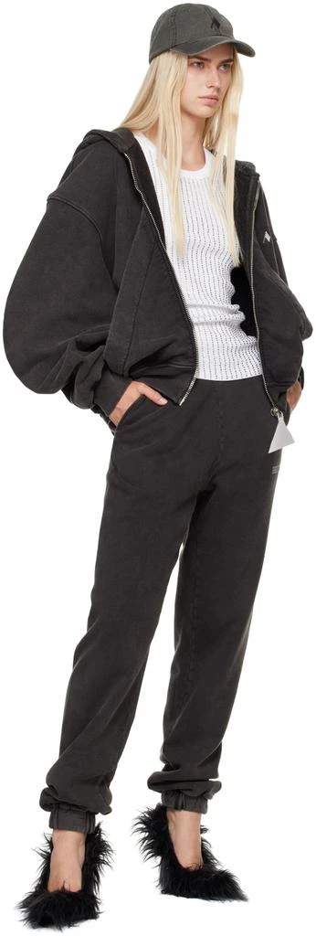 The Attico Black Faded Hoodie 4