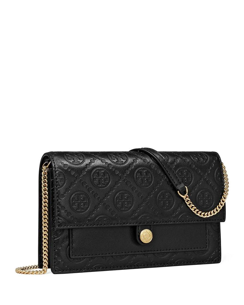 Tory Burch T Monogram Leather Chain Wallet 4