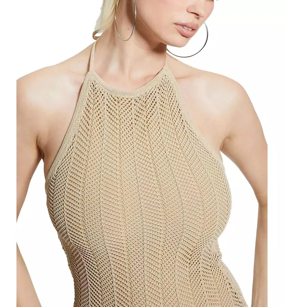 GUESS Women's Sophie Halter Maxi Sweater Dress 5