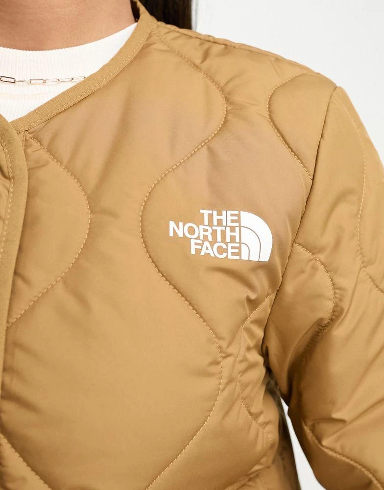 The North Face The North Face Ampato quilted liner jacket in brown Exclusive at ASOS 3