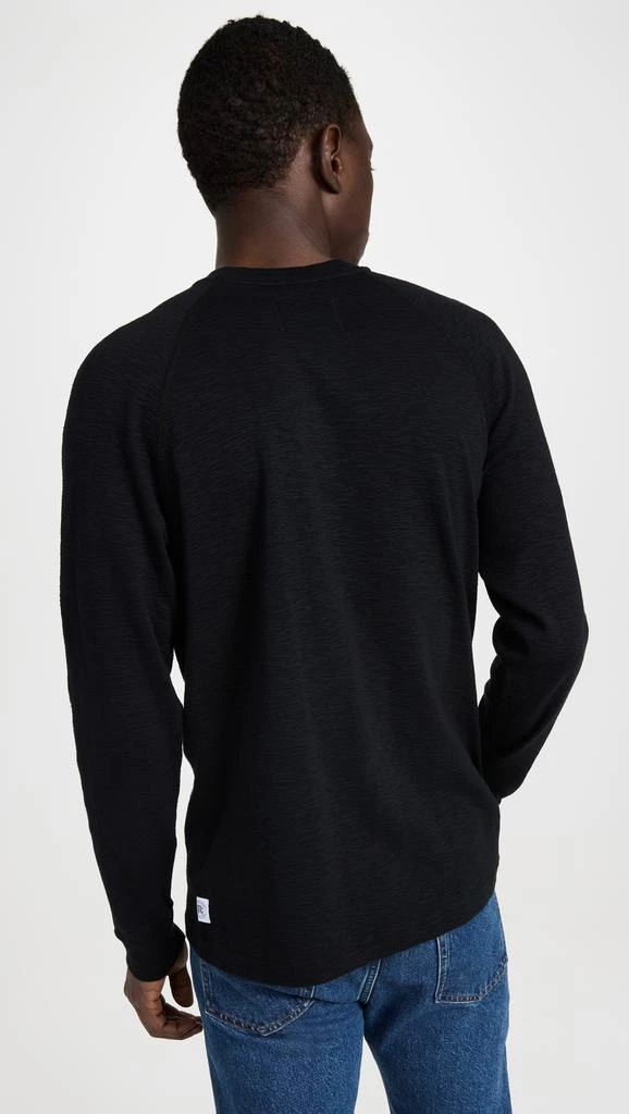 REIGNING CHAMP Slub Long Sleeve Henley Tee 2