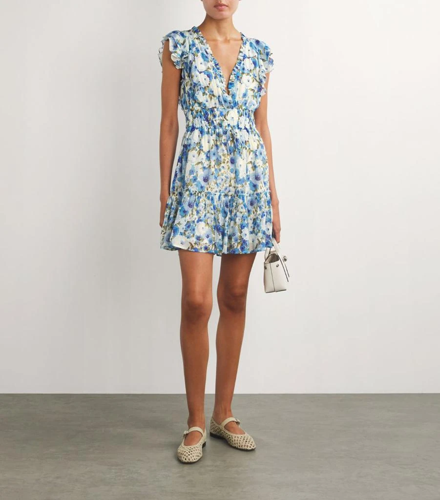 Paige Silk-Crepe Muriel Mini Dress 2