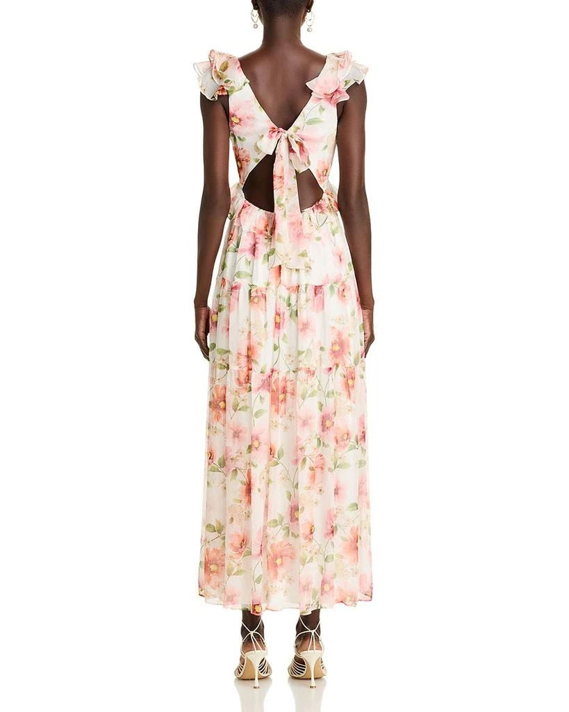 AQUA Ruffle Maxi Dress - Exclusive 4