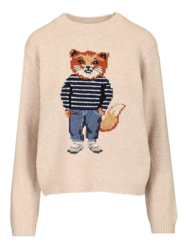 Tricolor Fox Patch Adjusted sweatshirt – On Sale Now with Up to 31