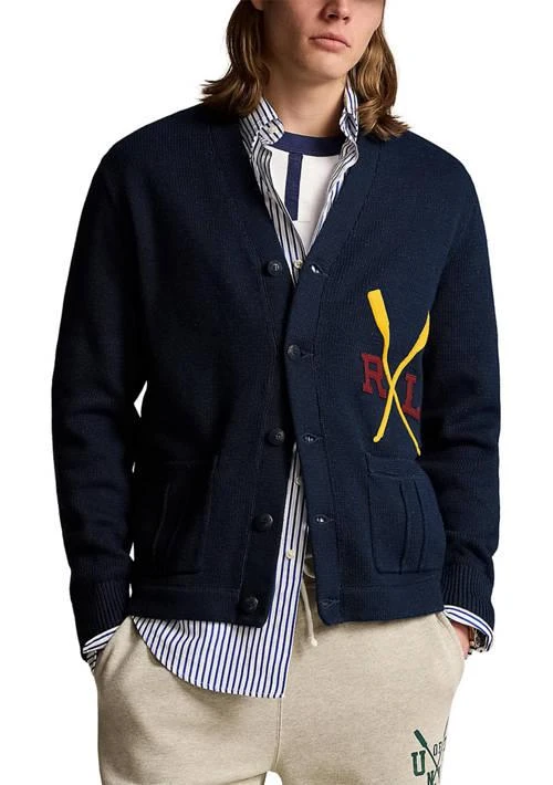 Ralph Lauren Ralph Lauren Varsity Inspired Cotton Cardigan 1