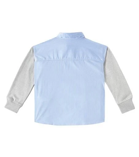 Moschino Striped cotton-blend shirt 4