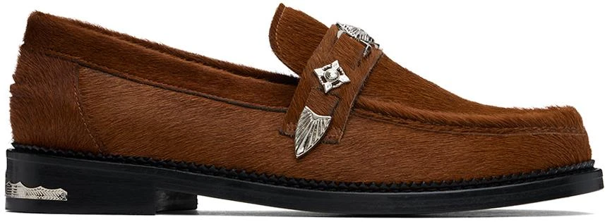 Toga Virilis SSENSE Exclusive Brown Loafers 1