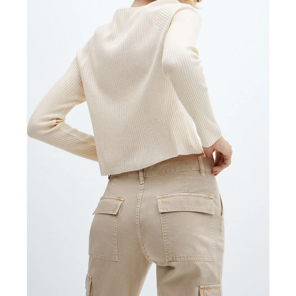 Mango Women's Pocket Cargo Jeans 4