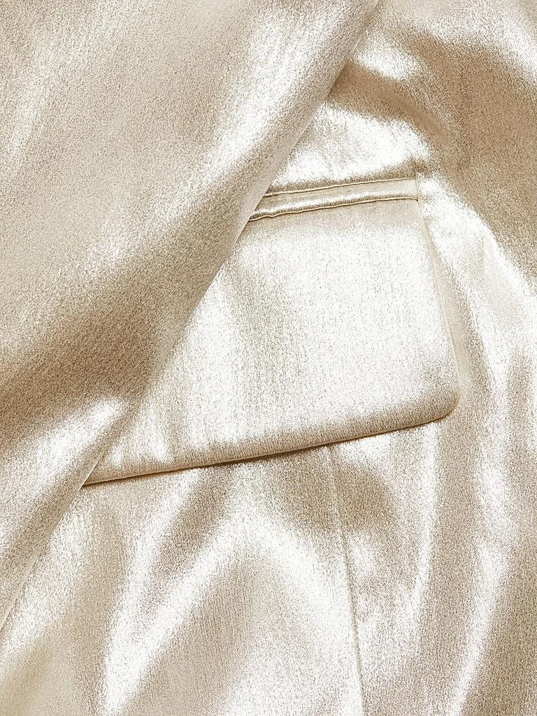 Chloé Metallic Silk Blazer 7