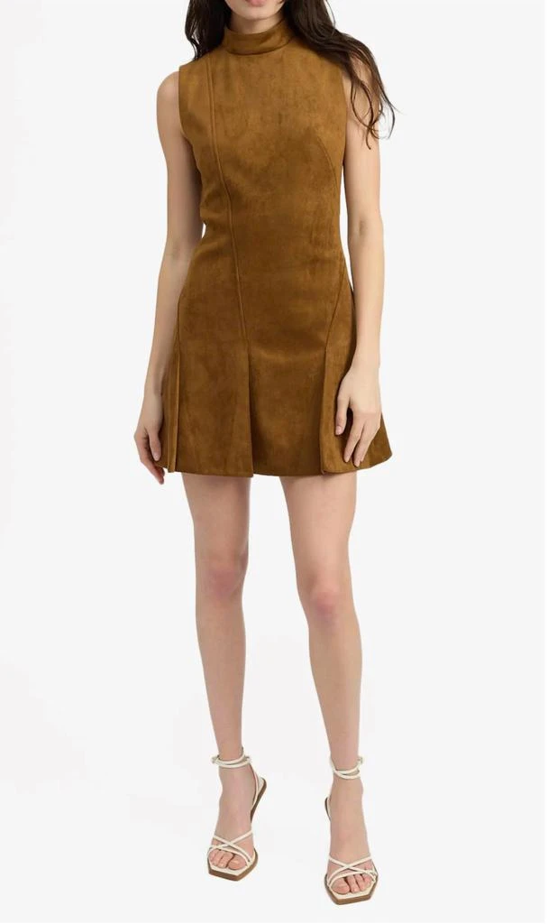 en saison brown dress Autumn Midi Dress – en saison main image 1