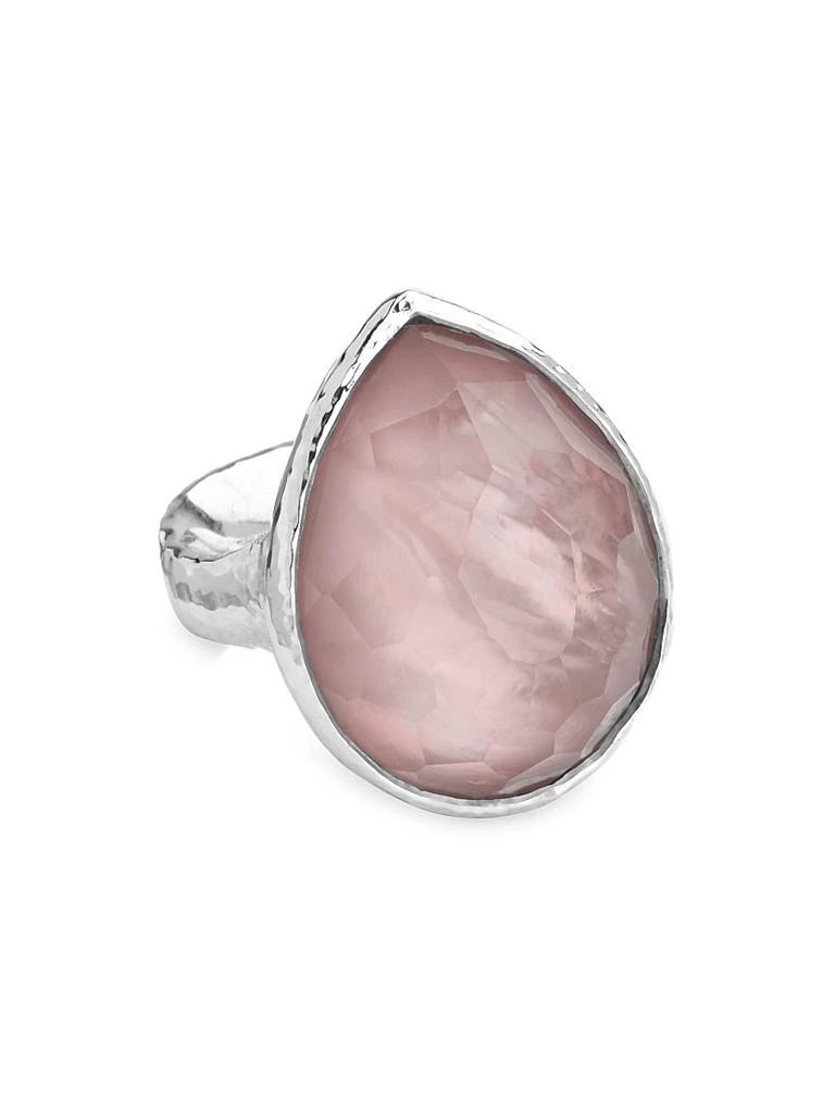 Ippolita Rock Candy Sterling Silver, Rock Crystal 
Shell Large Teardrop Ring