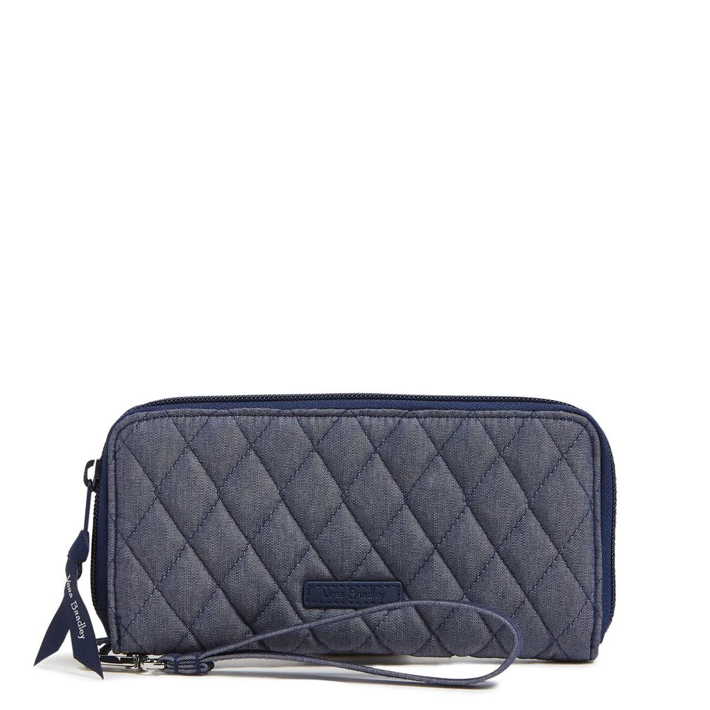 Vera Bradley Outlet Denim Accordion Wristlet 1