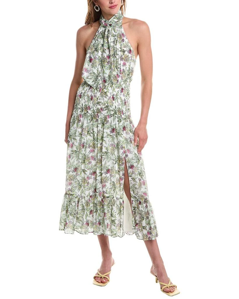 Cinq à Sept Dover Silk-Blend Maxi Dress 1