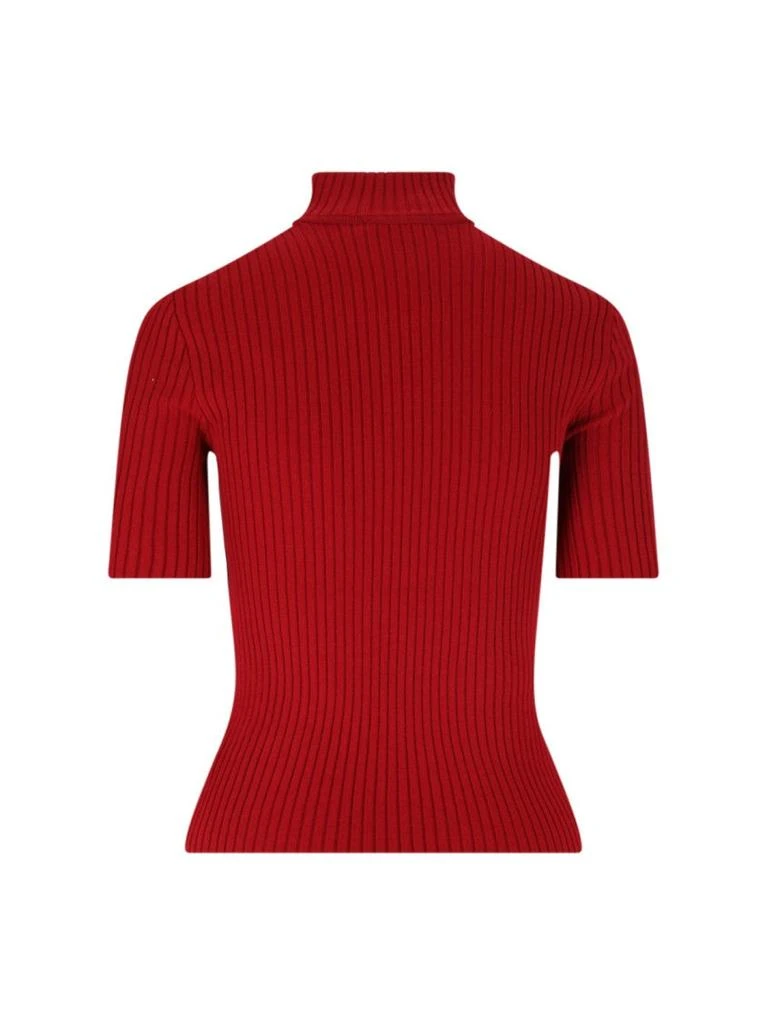 Courrèges Reedition" Ribbed Top – Red 2