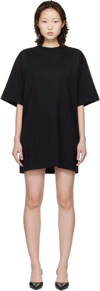Loulou de Saison Black Ayaz LDS T-Shirt Midi Dress