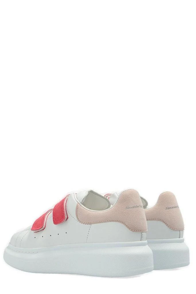 Alexander McQueen Kids Alexander McQueen Kids Round Toe Touch-Strap Sneakers 3