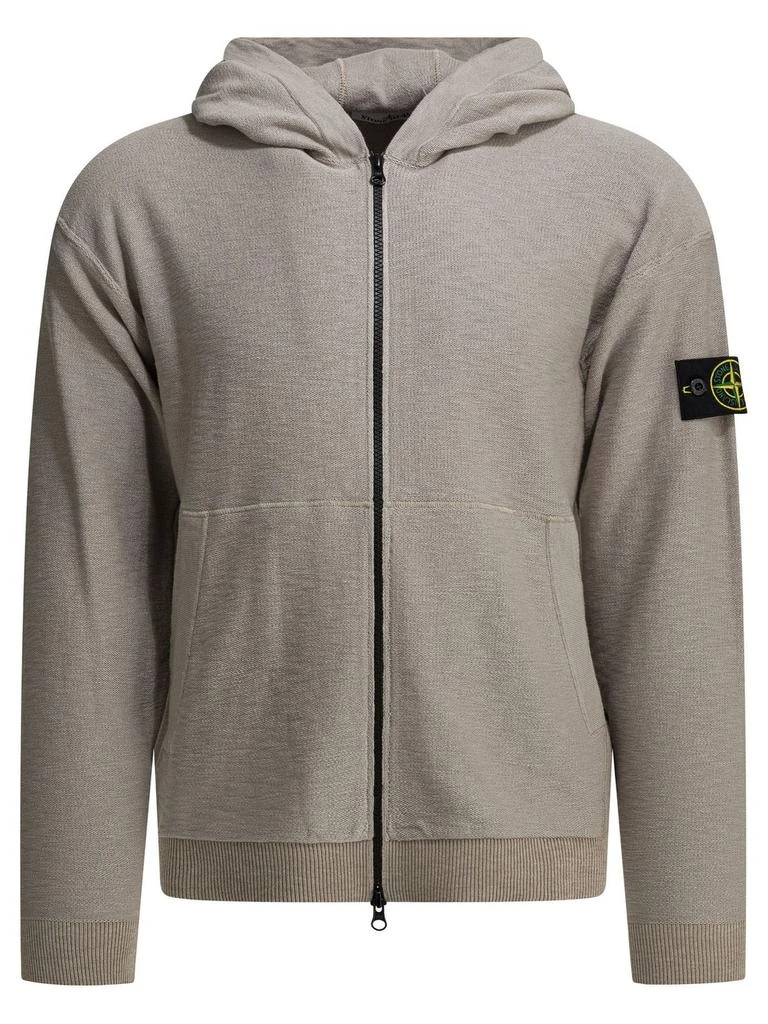 Stone Island Stone Island Logo Patch Zip-Up Jacket
