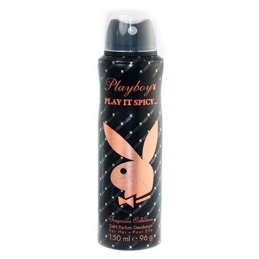 Playboy Ladies Play It Spicy Deodorant Body Spray Spray 5 oz Fragrances 3607340618963 1