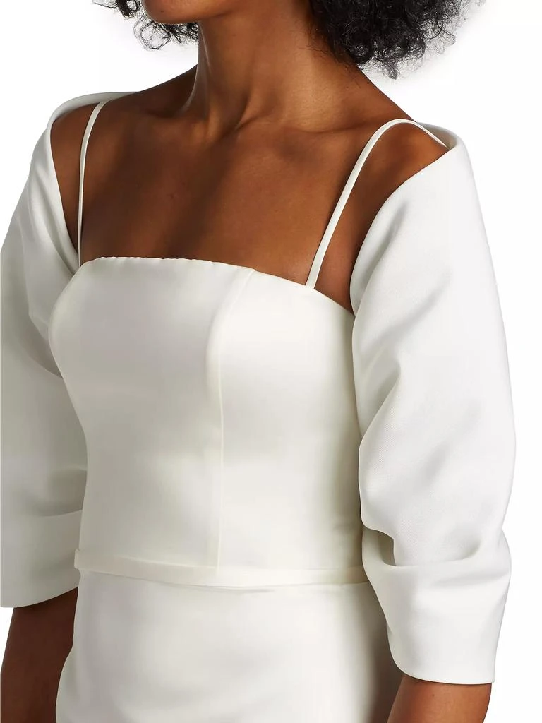 Amsale Faille Wrap 6