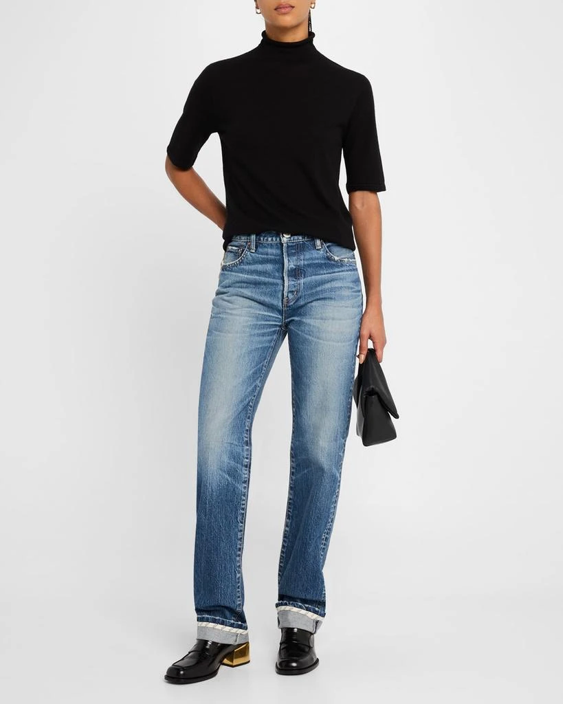 MOUSSY VINTAGE Sumterville Straight Cuffed Jeans 2