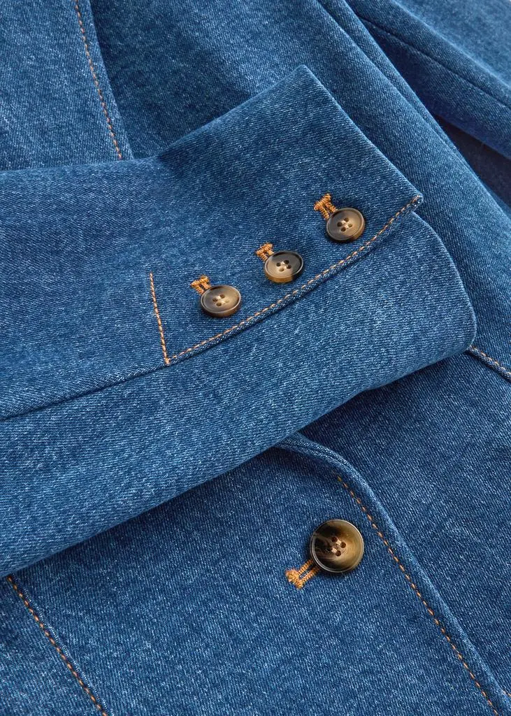Paige Candace stretch-denim blazer 5