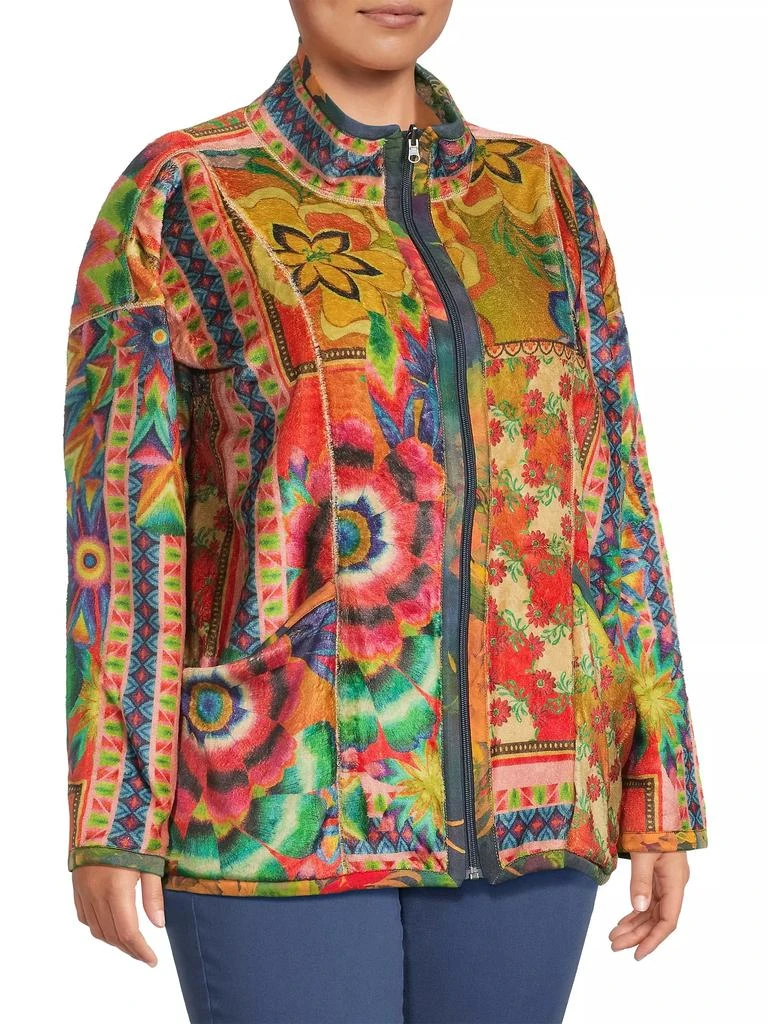 Johnny Was Plus Joan Reversible Zip Jacket 4
