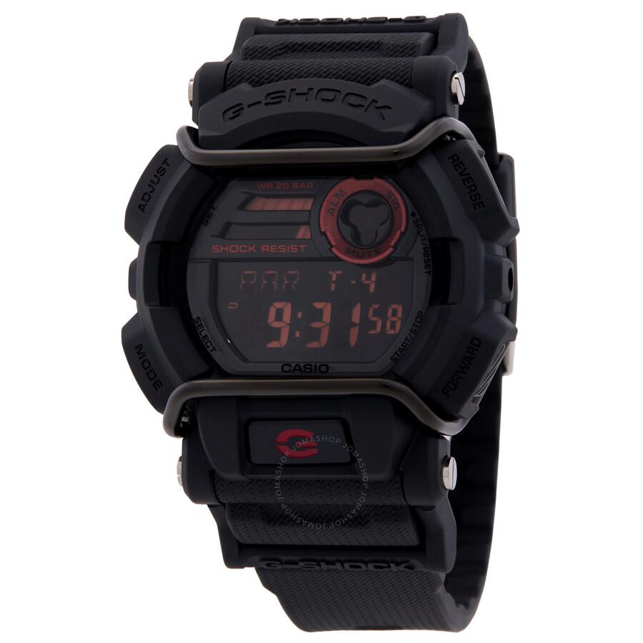 Casio G-Shock Alarm World Time Quartz Digital Black Dial Watch GD-400-1