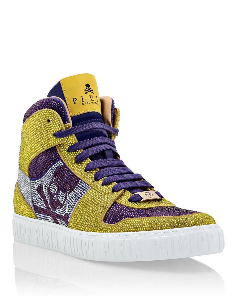 Shop HI-TOP SNEAKERS NOTORIOUS CRYSTAL SKULL with Crystals on Sale