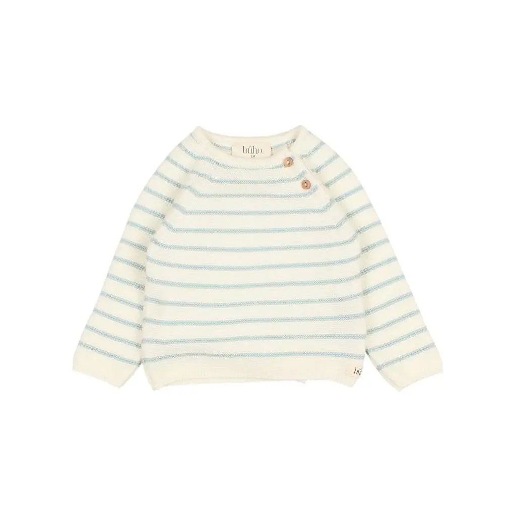Búho Búho - Kid's Striped Knit Jumper Top