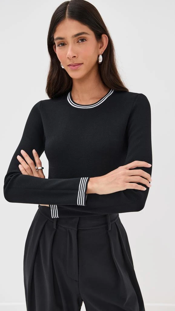 LE BOP Ringer Long Sleeve Bodysuit 1