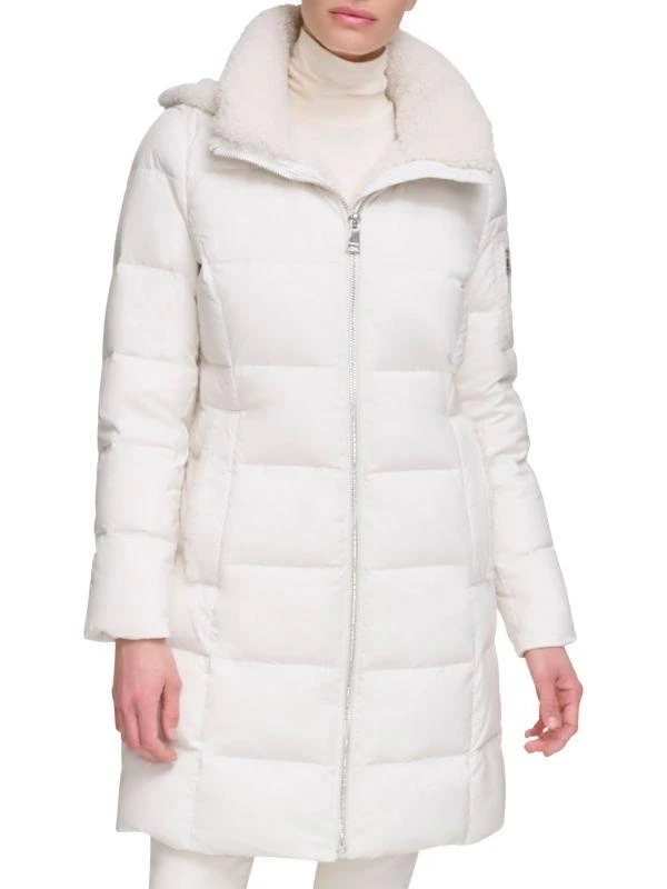 Calvin Klein Hooded Faux Fur Lined Down Jacket 1