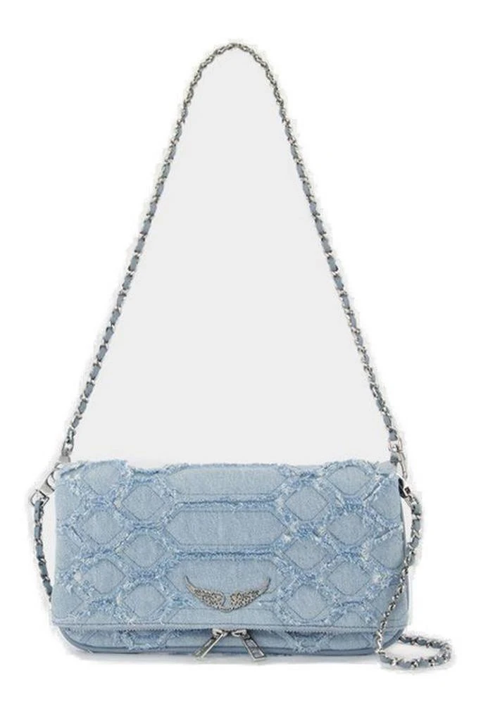 ZADIG & VOLTAIRE Zadig & Voltaire Rock Wing Charm Clutch Bag 1