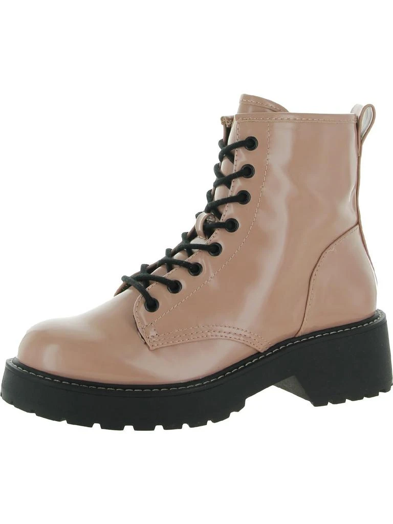 Madden Girl Carra Womens Rhinestone Lug Sole Ankle Boots 6